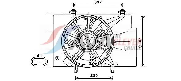 FD7582 Вентилятор
