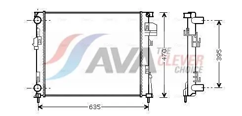RTA2303 Радиатор системы охлаждения