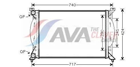 Ava AI2201 Радиатор системы охлаждения