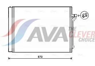 BW5409D Радиатор кондиционера с
