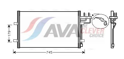 FDA5367 Радиатор кондиционера