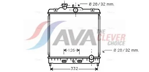 Ava HD2120 Радиатор системы охлаждения