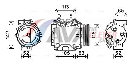 Ava HDAK238 Компрессор