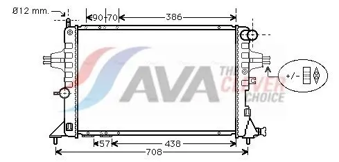 Ava OLA2252 Радиатор системы охлаждения