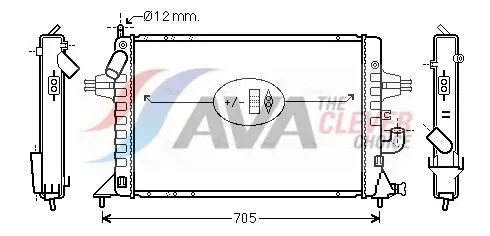 Ava OLA2294 Радиатор системы охлаждения