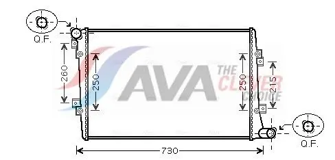 VNA2255 Радиатор системы охлаждения