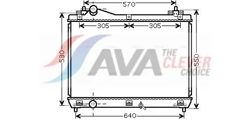 Ava SZ2104 Радиатор системы охлаждения