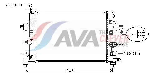 Ava OLA2363 Радиатор системы охлаждения