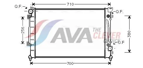 AIA2157 Радиатор системы охлаждения