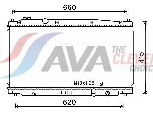 AVA HD2253 Радиатор системы охлаждения