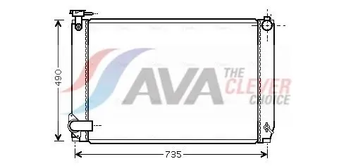 AVA TO2463 Теплообменник