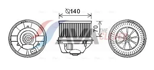 FD8496 Вентилятор системы