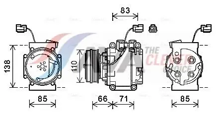 AVA HDAK260 Компрессор кондиционера