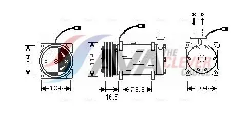 AVA CNAK030 Компрессор