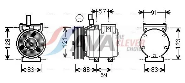 AVA HYAK258 Компрессор