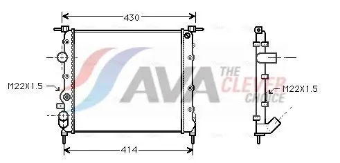 AVA RT2260 Теплообменник