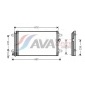 VNA5183D Радиатор кондиционера с
