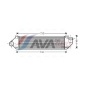 FDA4438 Радиатор интеркулера