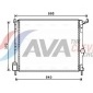 RTA2476 Ava Радиатор системы охлаждения