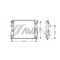 RTA2269 Radiator, engine cooling