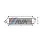 FDA4438 Радиатор интеркулера