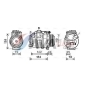 BWAK423 AVA Compressor, air conditioning