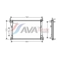 FDA2325 Ava Радиатор системы охлаждения
