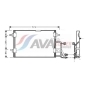 AI5116 AVA Радиатор кондиционера