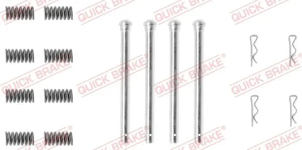 109-0970 QUICK BRAKE Комплектующие, колодки