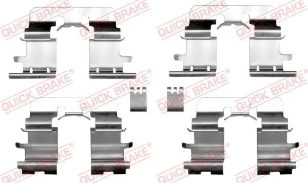 109-1290 QUICK BRAKE Комплект монтажный тормозных