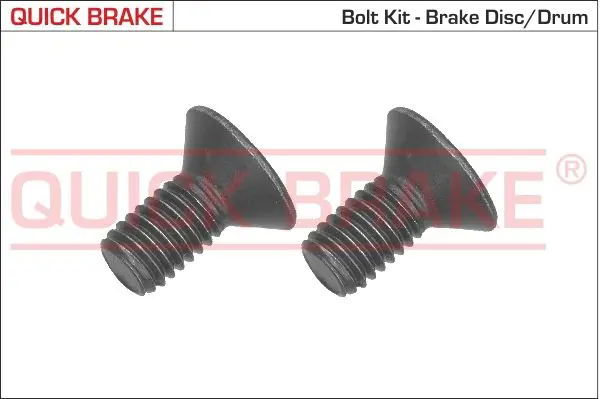 QUICK BRAKE 11665K Комплект болтов, тормозной