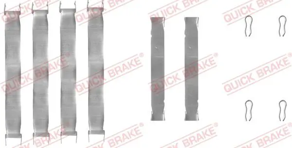 109-0937 QUICK BRAKE Комплектующие, колодки