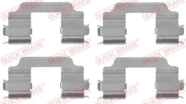 109-1709 QUICK BRAKE Комплектующие, колодки