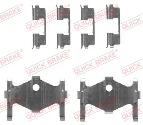 109-1710 QUICK BRAKE Комплектующие, колодки