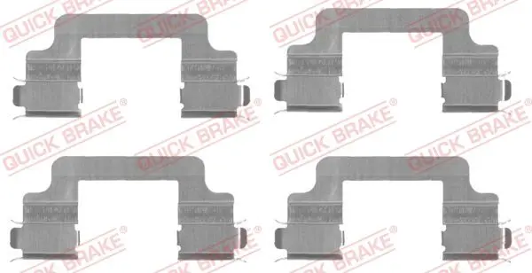 109-1727 QUICK BRAKE Комплектующие, колодки