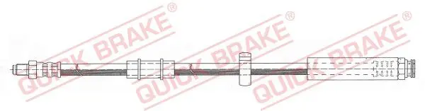 QUICK BRAKE 32961 Тормозной шланг