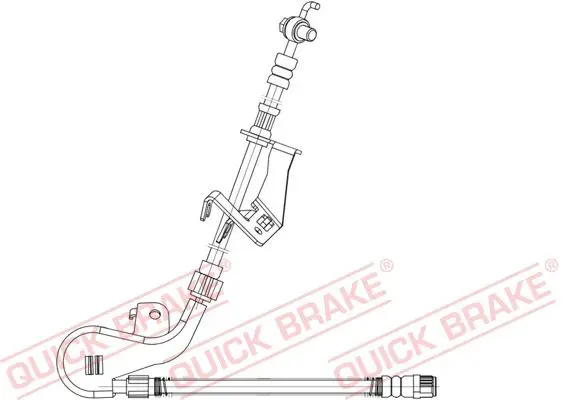 QUICK BRAKE 58875X Тормозной шланг