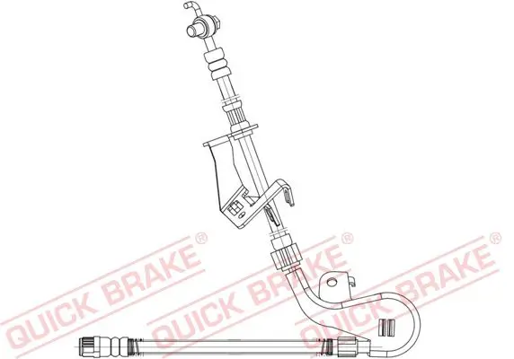 QUICK BRAKE 58887X Тормозной шланг