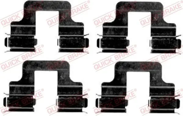 109-1606 QUICK BRAKE Комплект монтажный тормозных