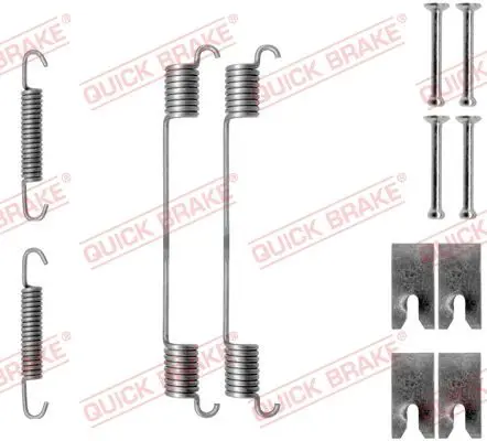 105-0814 QUICK BRAKE Комплект монтажный тормозных