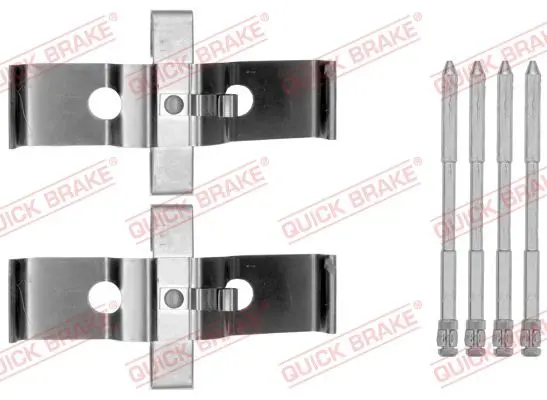 109-1796 QUICK BRAKE Комплект монтажный тормозных
