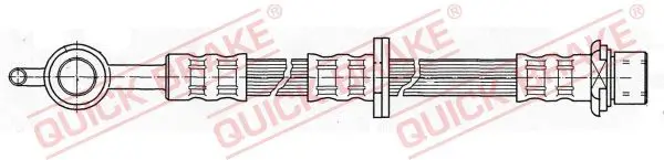 QUICK BRAKE 58966 Тормозной шланг