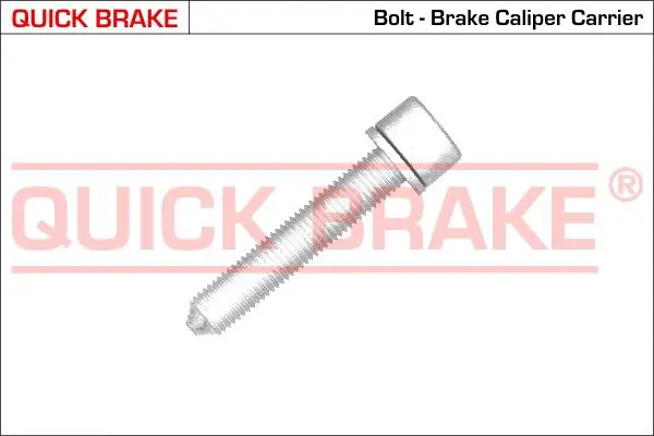  QUICK BRAKE Болт, корпус скобы тормоза