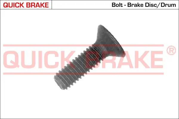  QUICK BRAKE Болт, диск тормозного