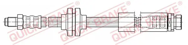35.902 QUICK BRAKE Тормозной шланг
