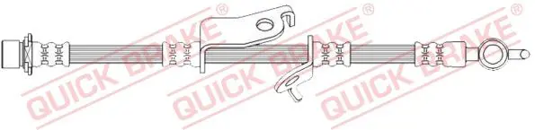 50.727 QUICK BRAKE Тормозной шланг