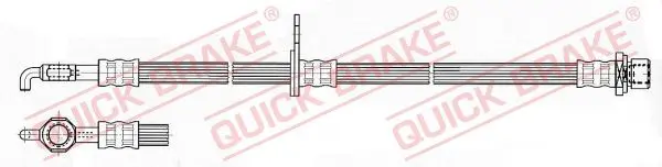 QUICK BRAKE 59964 Тормозной шланг