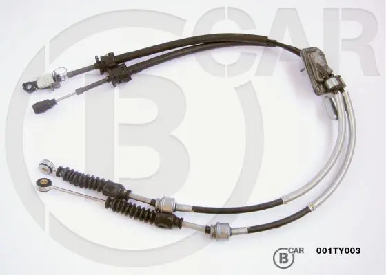 B CAR 001TY003 Трос, механическая коробка