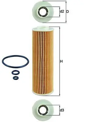 OX183/5D1 MAHLE ORIGINAL 