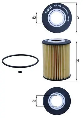  Mahle Original Фильтр масляный